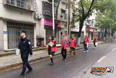 荆州区东城派出所：警民联动反诈 义警助力筑防线
