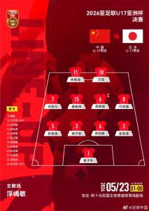 拼到最后！U17国足2比3不敌日本队，获亚军