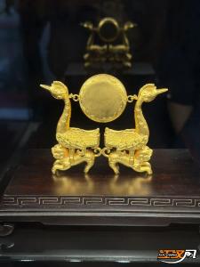 荆州博物馆举办5・18国际博物馆日主题活动  “黄金版虎座凤鸟悬鼓”惊艳亮相