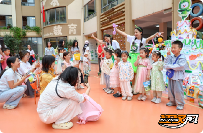 荆州市商业幼儿园举行建园70周年暨六一文创艺术展活动