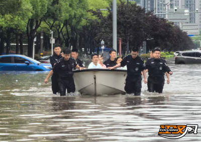 迎战强降雨丨荆州公安：昼夜奋战风雨中  托起群众安全感 