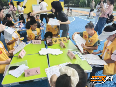 荆州市法院携手多部门开展儿童友好法治游园活动