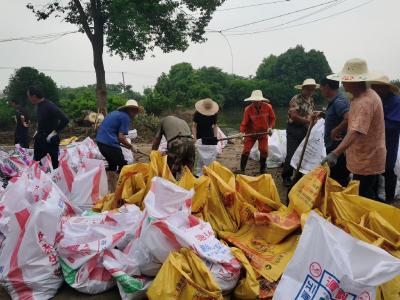 迎战新一轮强降雨 | 严阵以待！纪南文旅区加固堤防、备足物料应对强降雨