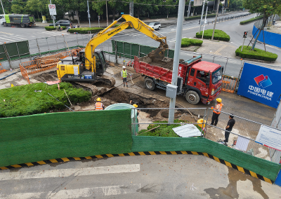 江津东路管道突发故障，中国电建抢修提速攻坚
