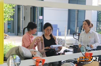 长江大学文理学院便民低速充电桩正式投运 为校园绿色出行“续航”