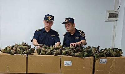 1.6吨走私粽子被查获