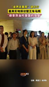 “金声走基层”湖北行，嘉宾实地探访楚王车马阵：“感受到当时楚国的强盛”