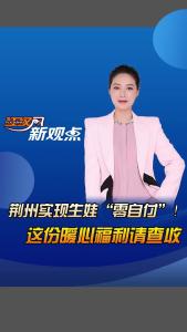 江汉风新观点 ：荆州实现生娃“零自付”！这份暖心福利请查收