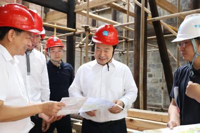 汪元程调研沙市区城市更新和老旧小区改造工作