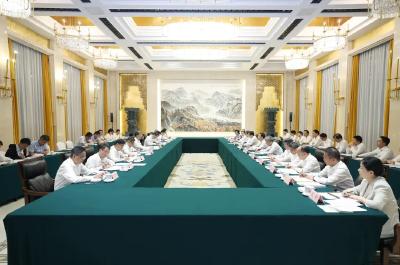 教育部与我省举行部省会商会议 怀进鹏关志鸥讲话 李殿勋主持