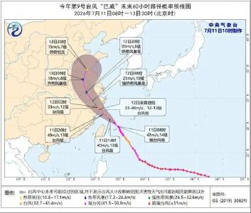 台风“巴威”等级、登陆地点变了