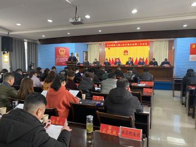 东升镇第八届人民代表大会第二次会议召开