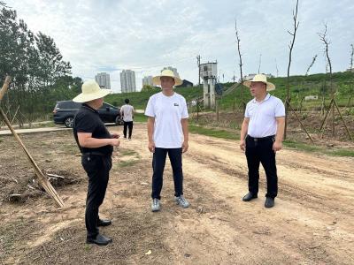 姚斌带队现场督办山水项目工作进展情况