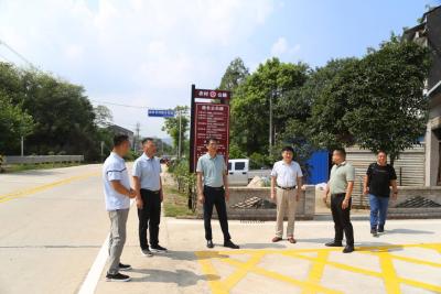 郑佐浩带队调研我市“四好农村路”全国示范县创建工作