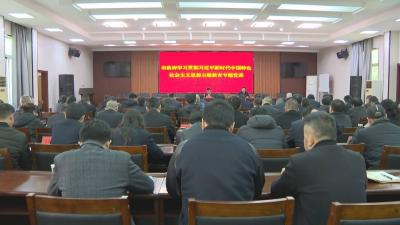 付勇讲授学习贯彻习近平新时代中国特色社会主义思想主题教育专题党课