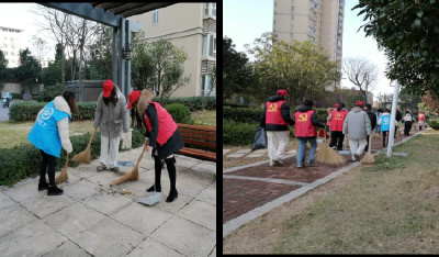 石首市博爱社工开展“共同缔造·清洁家园”志愿服务活动