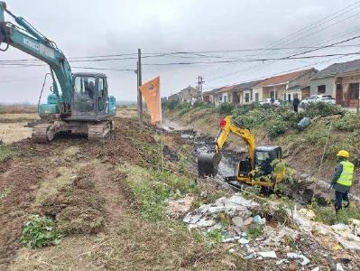 石首市小河口镇季家咀村全域国土综合整治项目开工