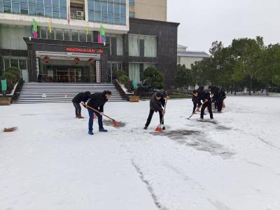 石首市民政局多措并举做好低温雨雪冰冻灾害防范工作