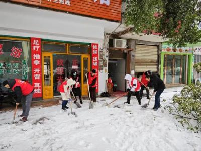石首市商务局全力应对冰冻雨雪天气 ，保物资供应