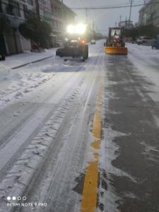 迎风雪 战灾害 石首市久合垸乡日夜兼程在行动