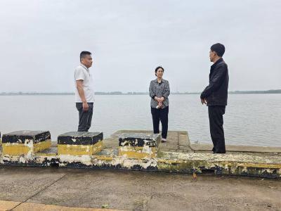 石首市领导巡查胭脂湖 助推生态保护与环境提升