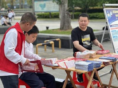 石首市绣林街道办事处开展国家安全日科普宣传活动