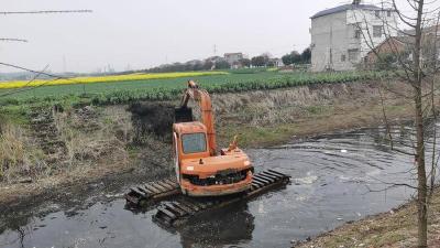 石首市南口镇永福村开展“清渠洁岸·共同缔造”活动