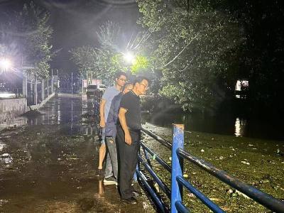 彻夜坚守！石首市各地各部门全力开展抢险救援行动