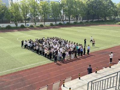 石首市桃花山镇初级中学开展山洪灾害演练