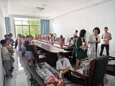 石首市高陵镇卫生院为辖区小学生提供碘缺乏病筛查服务