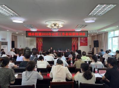石首市绣林街道办事处召开2025年新招录社区工作者岗前培训会