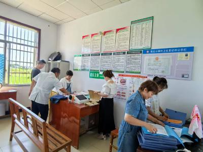 石首市桃花山镇卫生院开展基本公共卫生检查