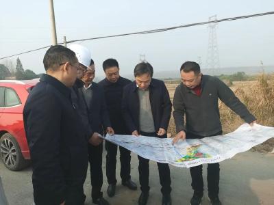 荆州市交通运输局到公安县调研交通项目建设