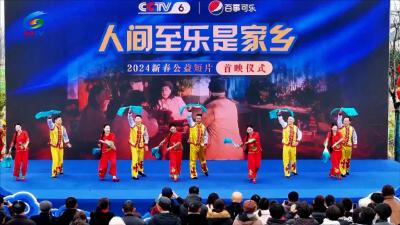 《人间至乐是家乡》荆州篇首映仪式在我县杨家厂镇长江村举行