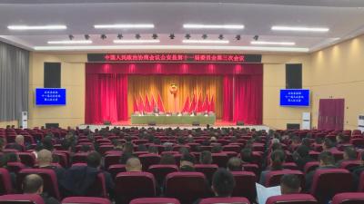 政协公安县第十一届委员会第三次会议第二次大会召开