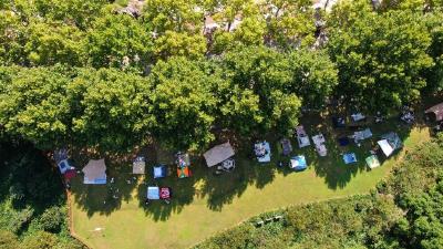 在家门口搭建帐篷 我国试点城市公园绿地开放共享 