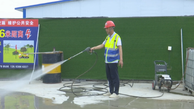 县住建局：扬尘治理有成效 筑牢城市“防尘墙”