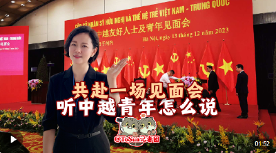 时政Vlog丨共赴一场见面会 听中越青年怎么说