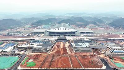 高铁新城建设踏“春”提速
