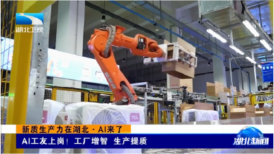 新质生产力在湖北·AI来了丨AI工友上岗！工厂增智 生产提质  
