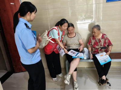 金斗山社区：开展高空抛物安全教育进小区活动