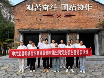 传承红色基因 凝聚奋进力量—中共宜昌新城吾悦商业管理有限公司党支部开展特色主题党日活动