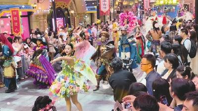 三峡千古情景区“火人狂欢节”启幕  将持续整个国庆、中秋假期