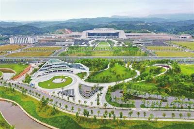 宜昌北站绿意盎然