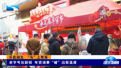 乐在湖北 “马”上有喜丨老字号出新招 年货消费“碰”出新温度  