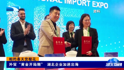 相约春天赏樱花 | 外贸“黄金开局期” 湖北企业加速出海  