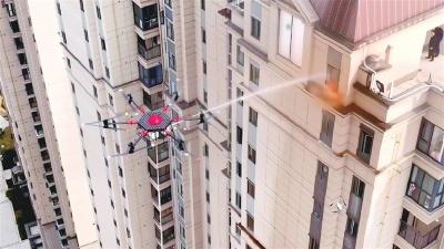 夷陵锻造低空经济产业链——百层高楼灭火有了“秘密武器”  