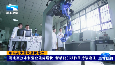 争当高质量发展优等生 | 湖北高技术制造业强势增长 新动能引领作用持续增强