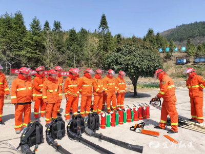 防患未“燃”！松乐山林场举行森林防灭火应急实战演练