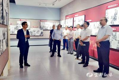 省委党史研究室副主任王洲洋一行来宜都调研
